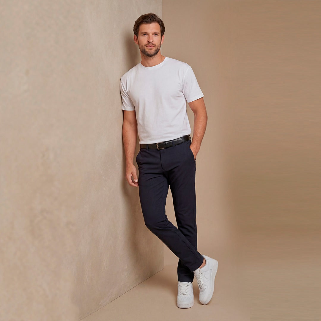 Pantalón azul oscuro para hombre - imagen 2 - JDC Luxury Store