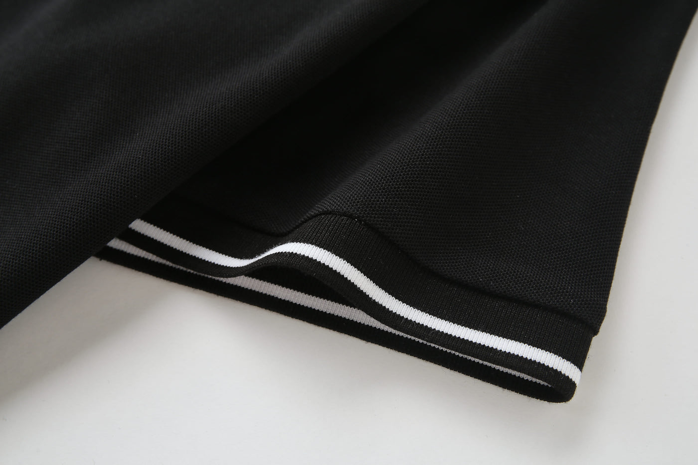 Camiseta 22470 Tipo Polo Negra Para Hombre