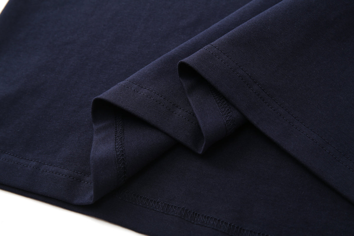 Camiseta 88757 Oversize Azul Oscuro Para Hombre