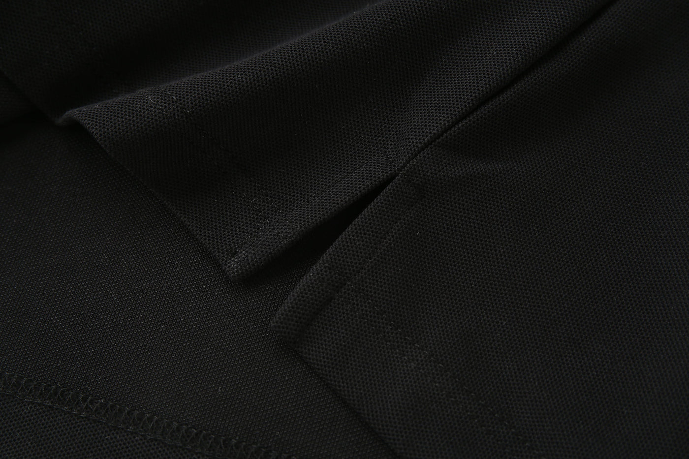 Camiseta 22348# Tipo Polo Negra Para Hombre