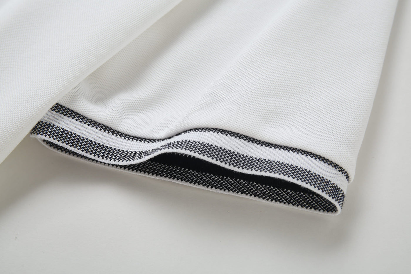 Camiseta 8285-8# Tipo Polo Blanca Para Hombre
