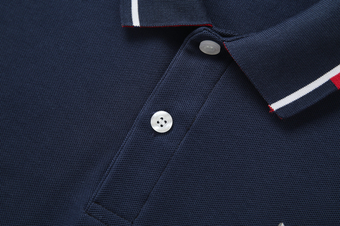 Camiseta 8287-8# Tipo Polo Azul Oscuro Para Hombre