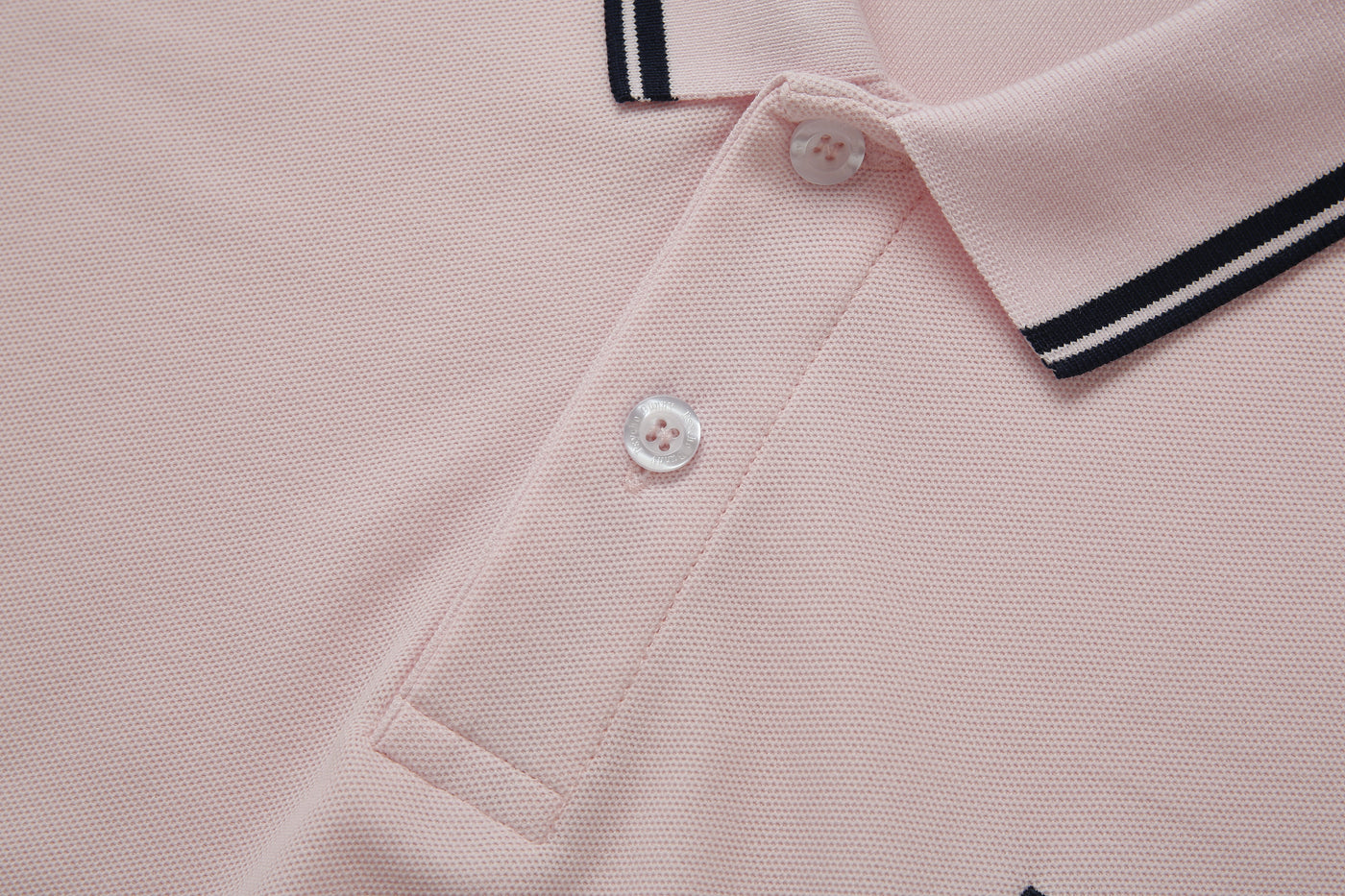 Camiseta 22339# Tipo Polo Rosa Para Hombre