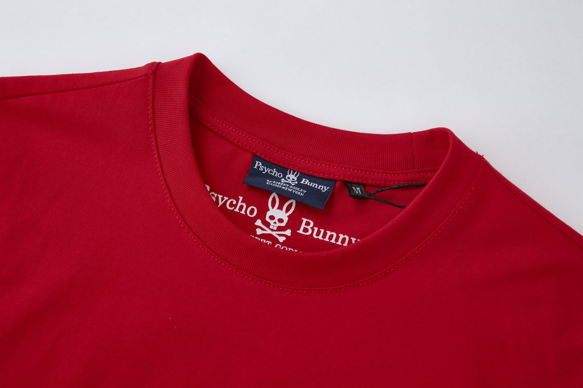 Camiseta 66624 Estampada Roja Para Hombre