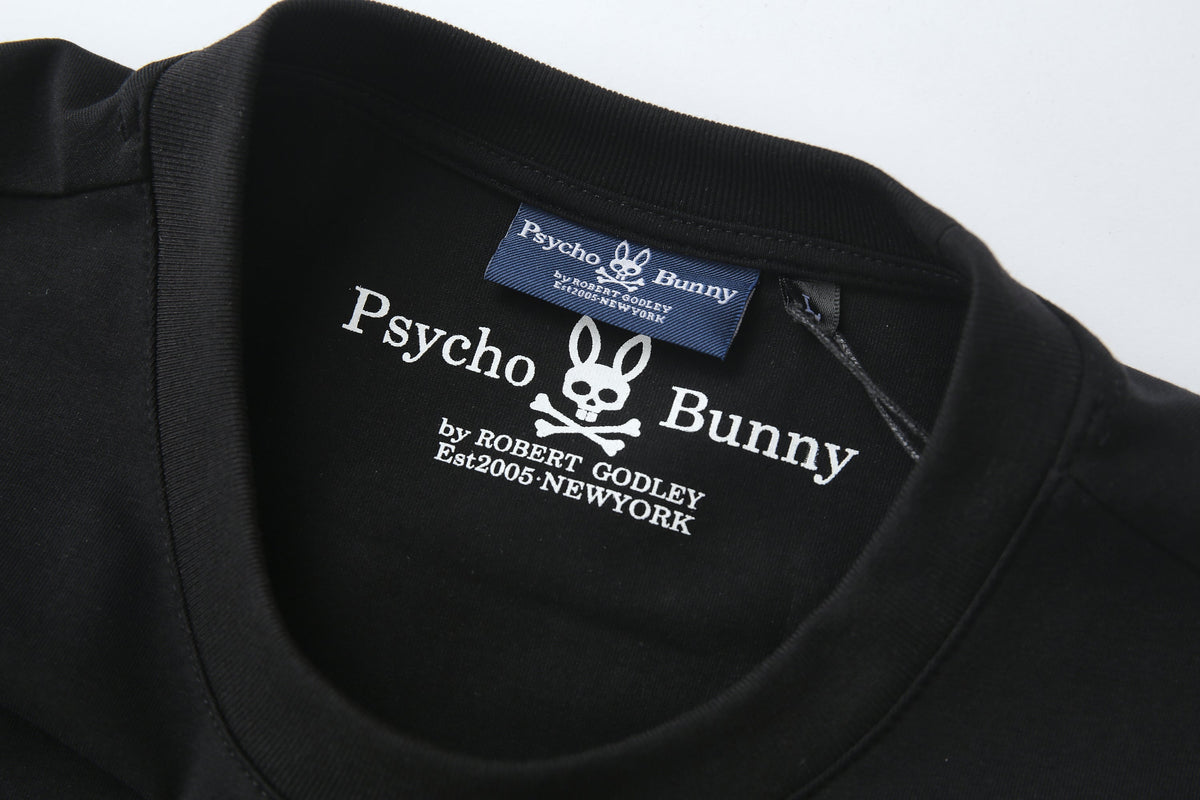 Camiseta 66612 Estampada Negra Para Hombre