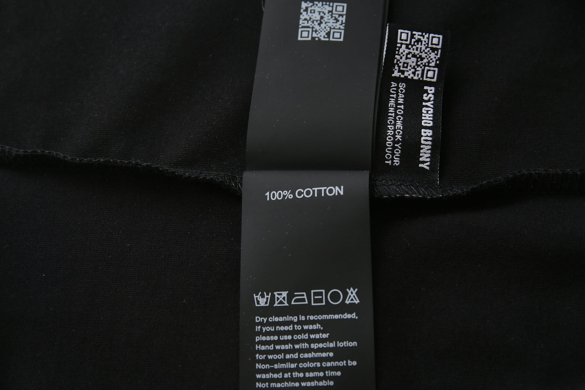 Camiseta 66612 Estampada Negra Para Hombre