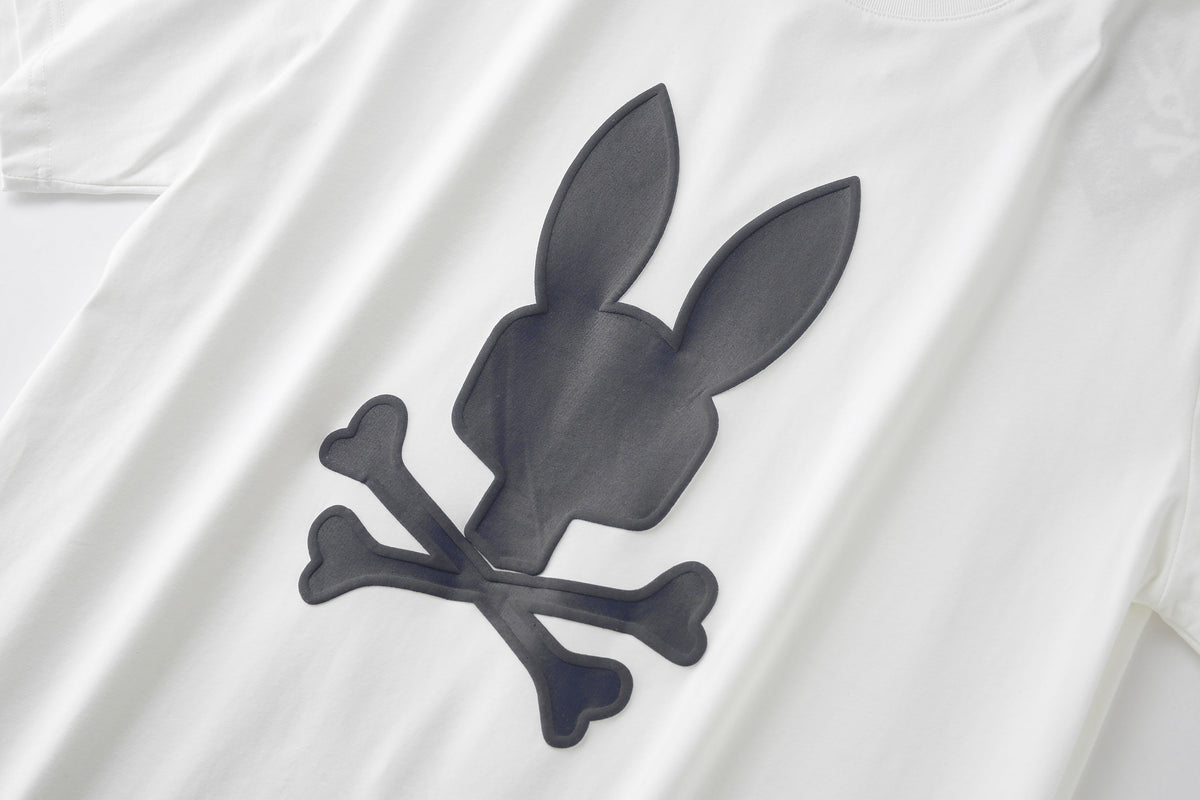 Camiseta 66612 Estampada Blanca Para Hombre