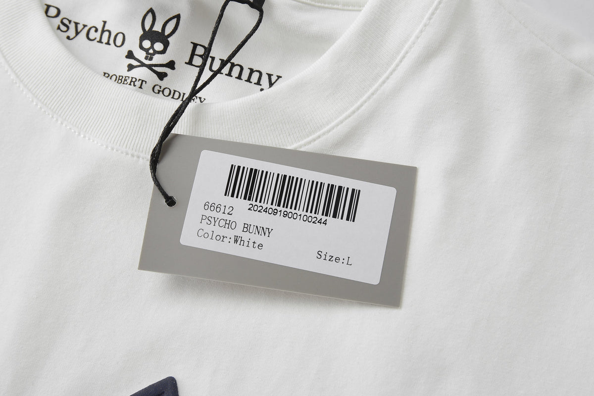 Camiseta 66612 Estampada Blanca Para Hombre