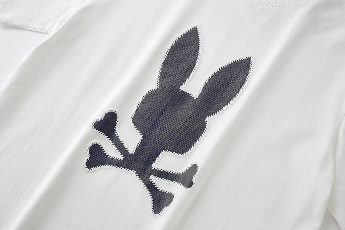 Camiseta 66618 Estampada Blanca Para Hombre