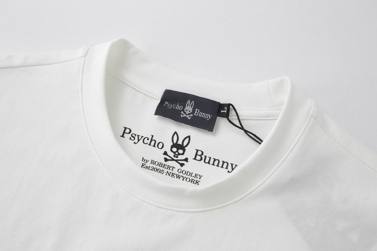 Camiseta 66609  Estampada Blanca Para Hombre