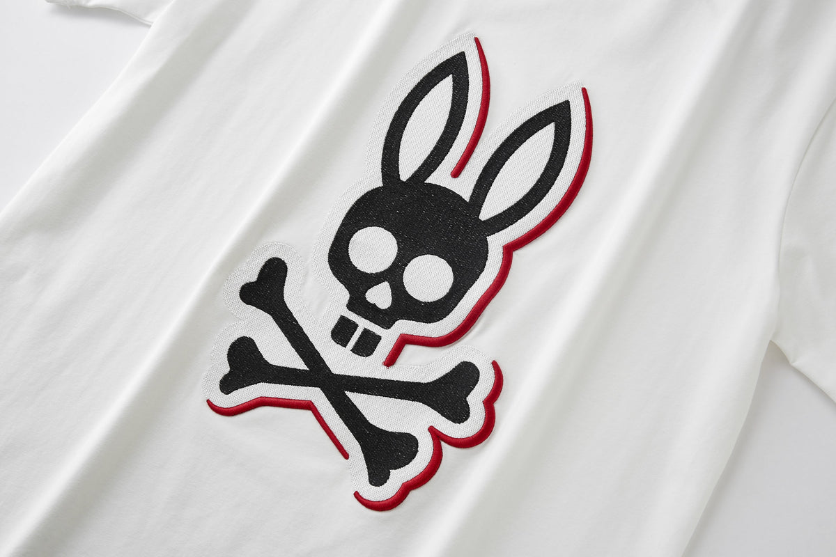 Camiseta 66609  Estampada Blanca Para Hombre