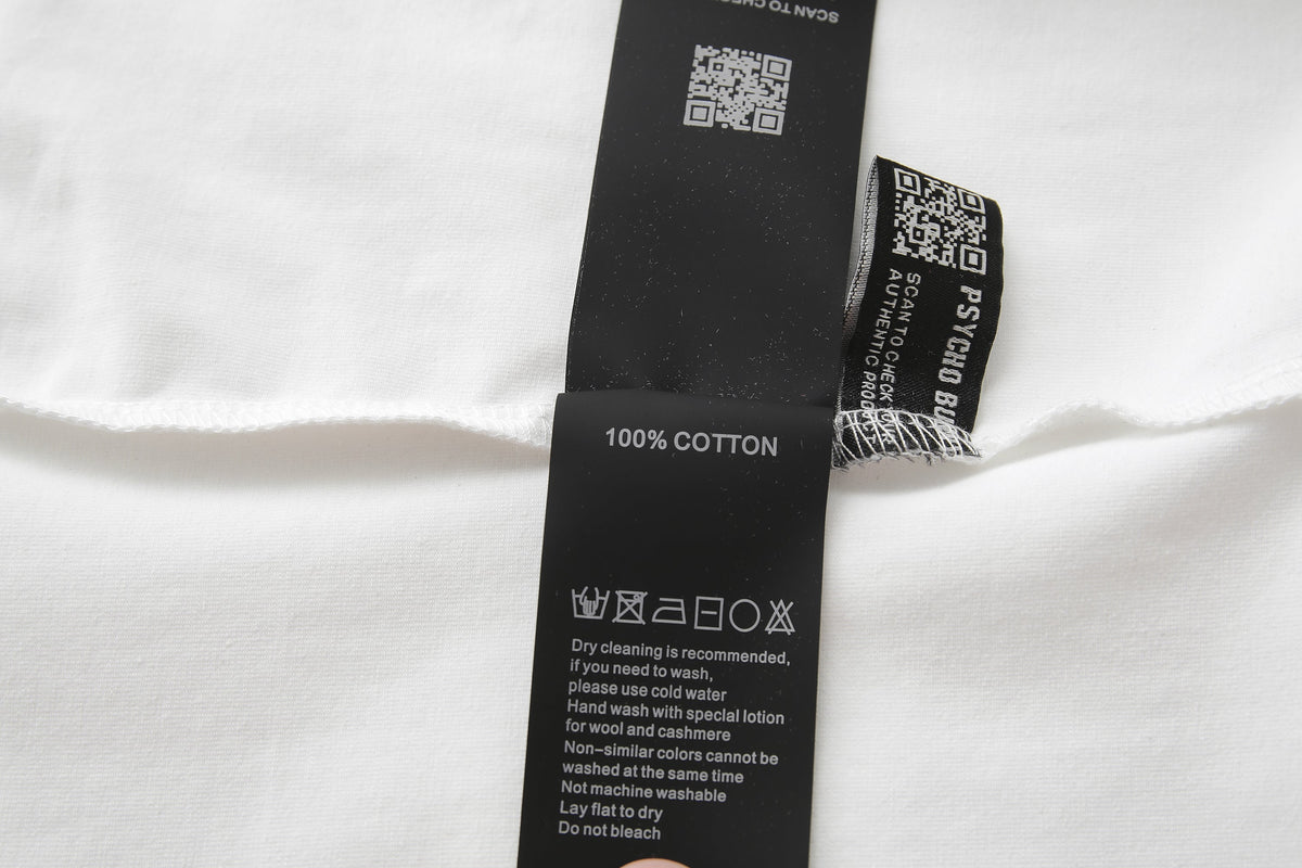 Camiseta 66609  Estampada Blanca Para Hombre