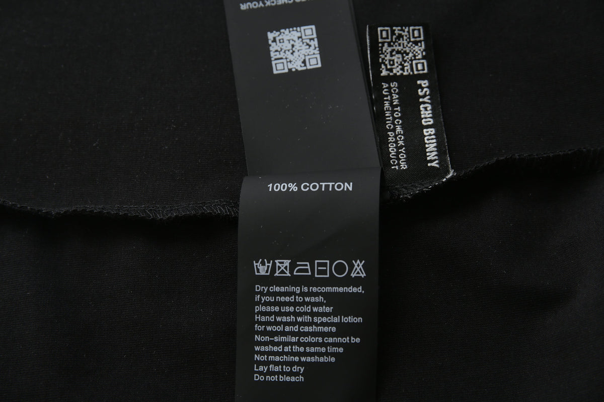 Camiseta 66609  Estampada Negra Para Hombre