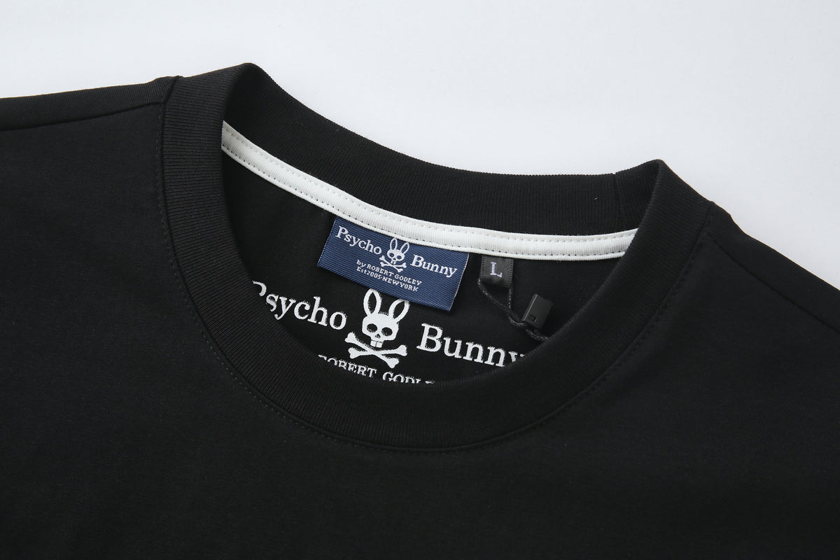 Camiseta 66610 Estampada Negra Para Hombre