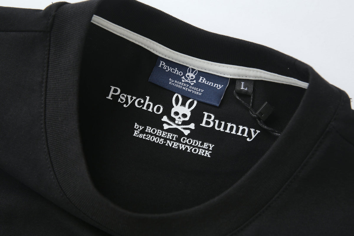 Camiseta 66610 Estampada Negra Para Hombre