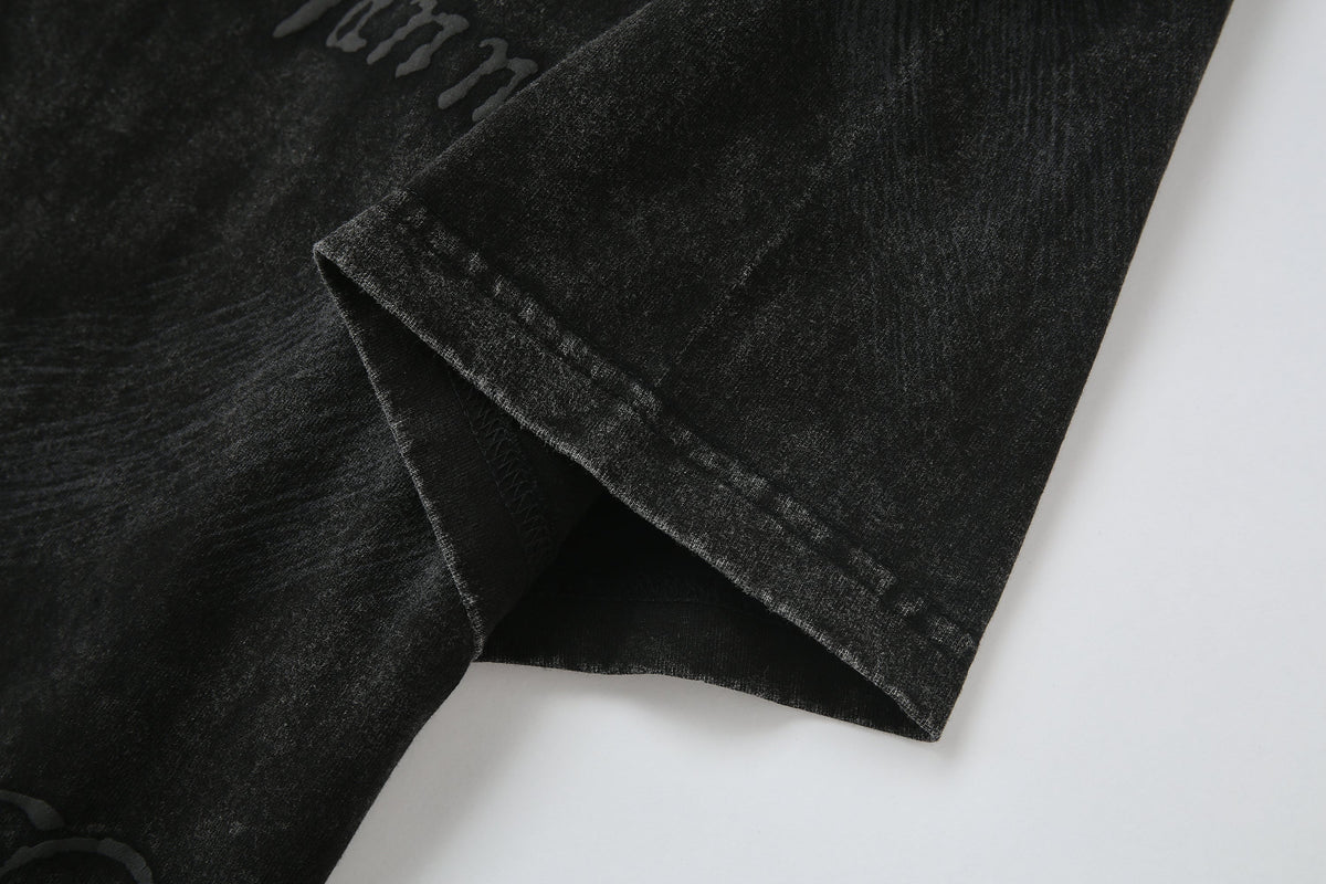 Camiseta 834009 Oversize Negra Para Hombre