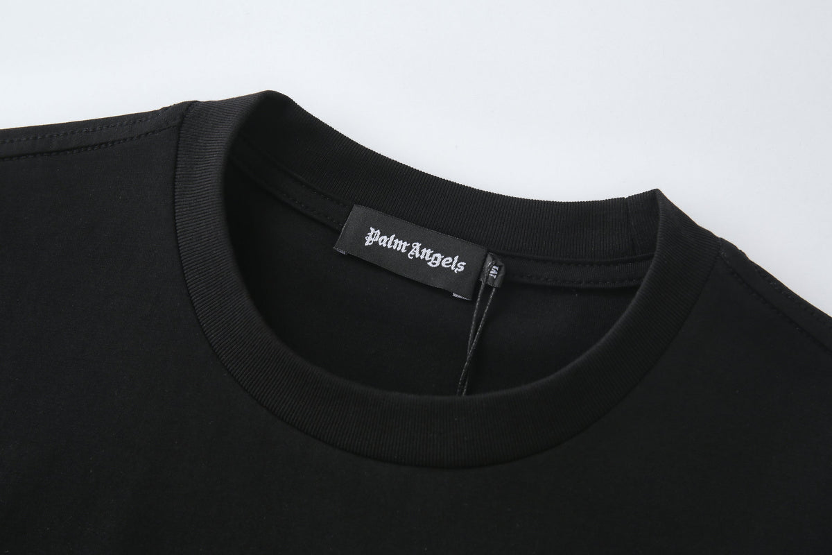 Camiseta 834021 Negra Oversize Para Hombre