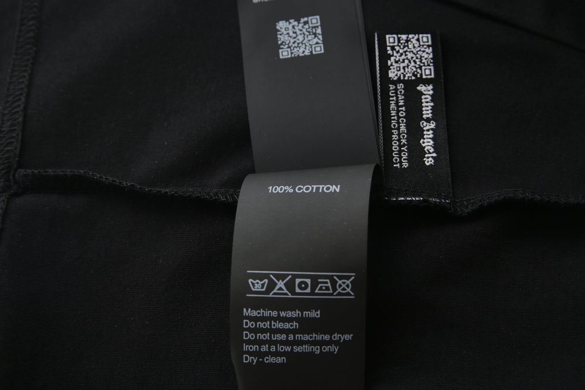 Camiseta 834021 Negra Oversize Para Hombre
