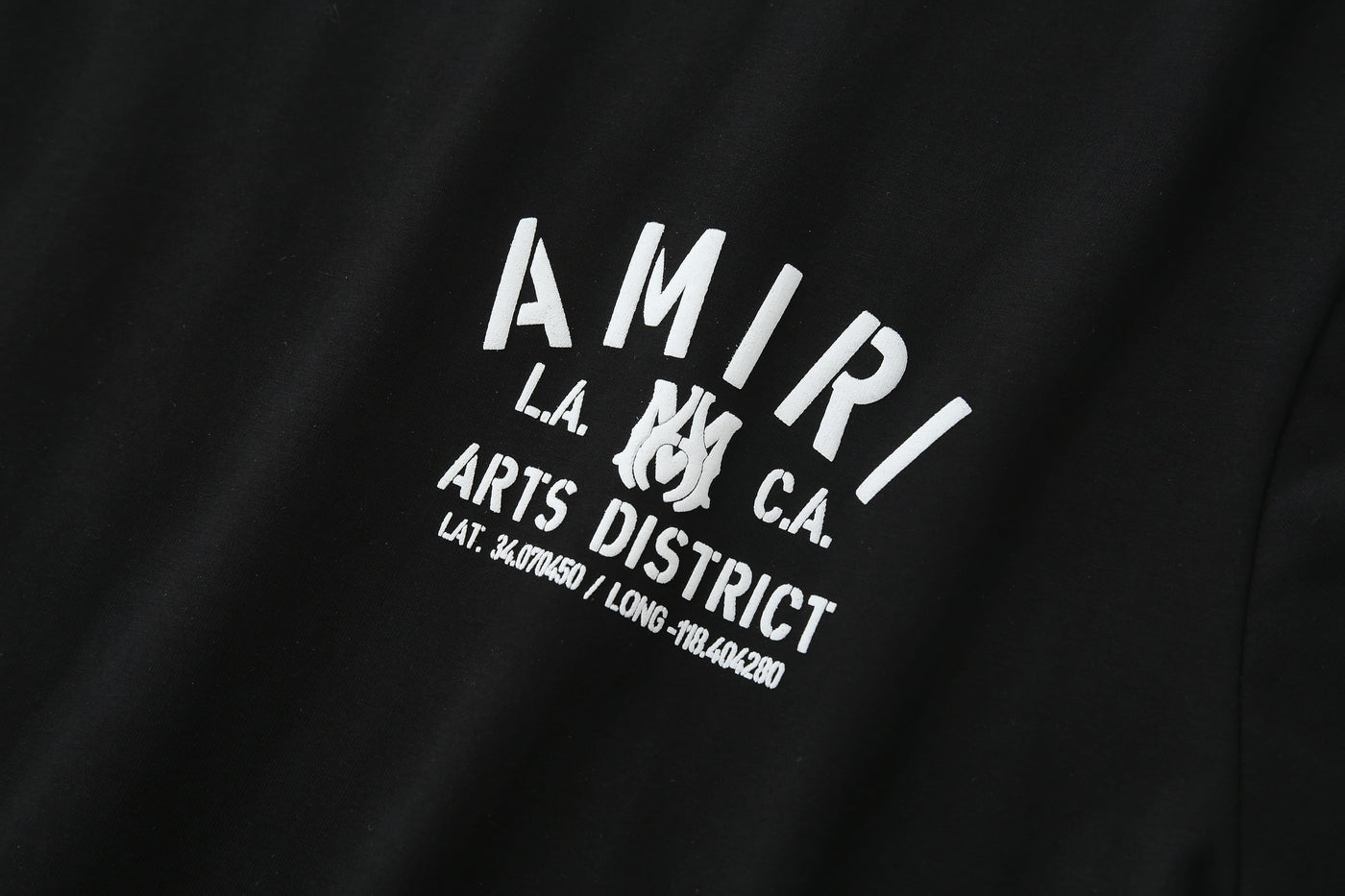 Camiseta 66641 Estampada Negra Para Hombre