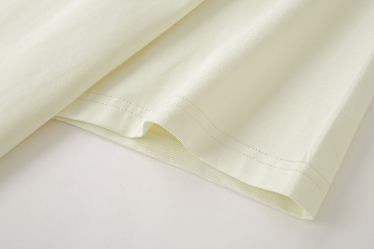 Camiseta 834026 Crema Oversize Para Hombre