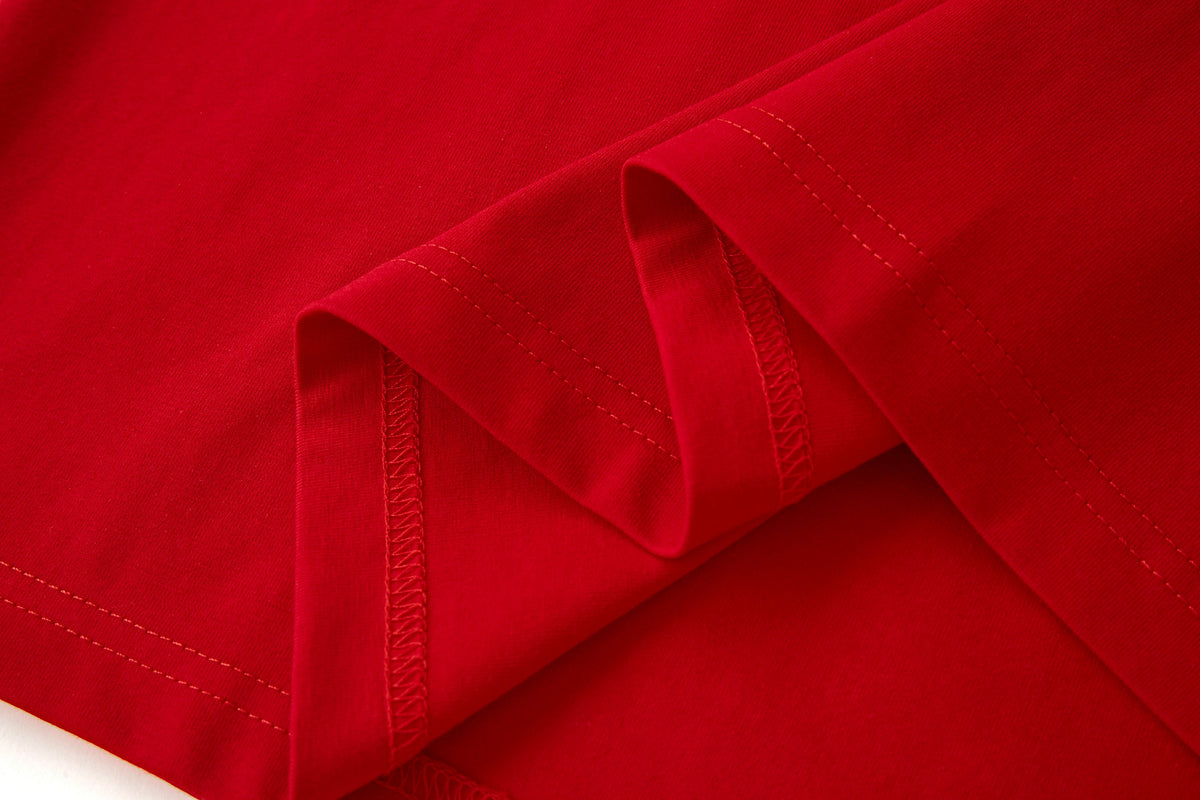 Camiseta 834026 Roja Oversize Para Hombre