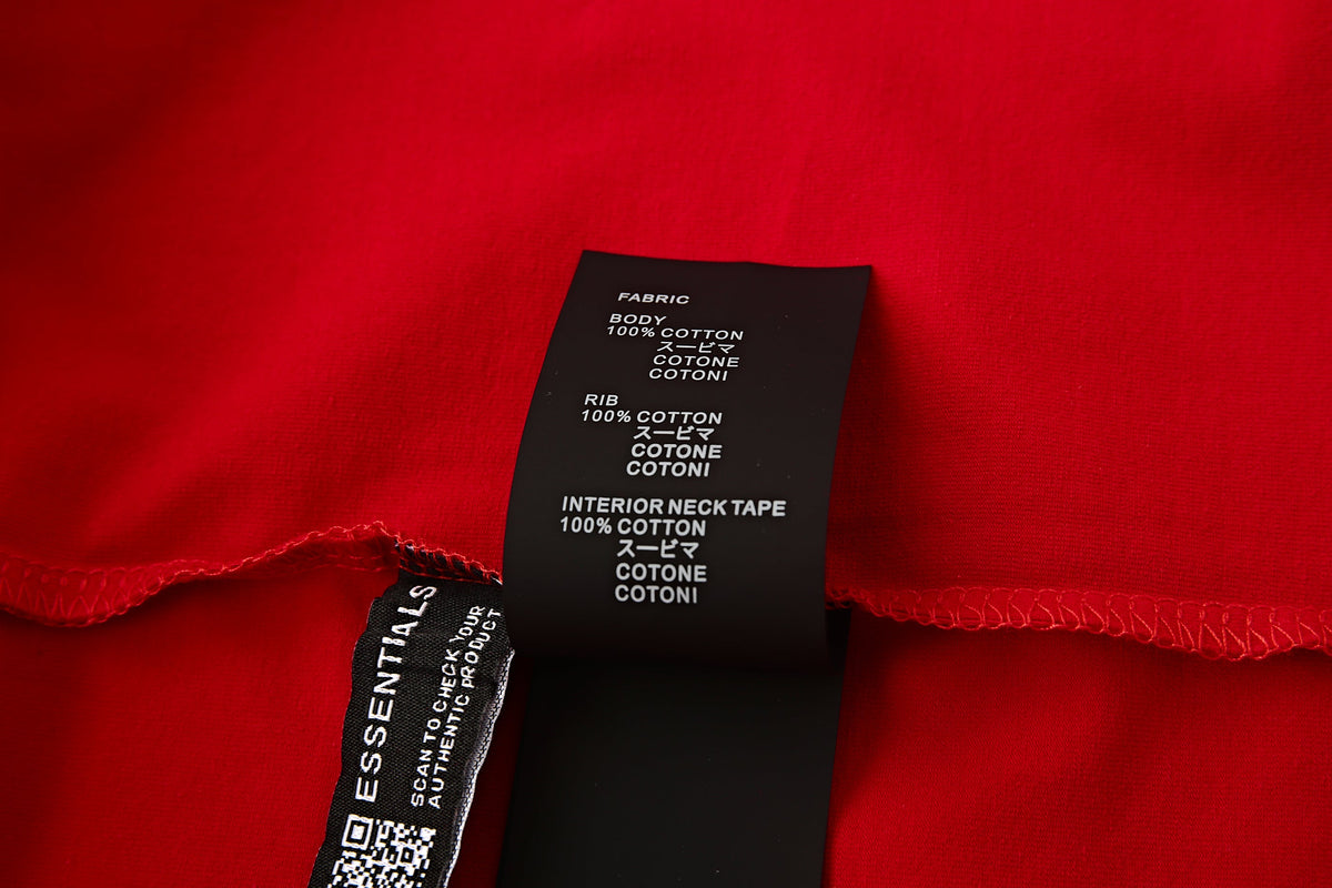 Camiseta 834026 Roja Oversize Para Hombre