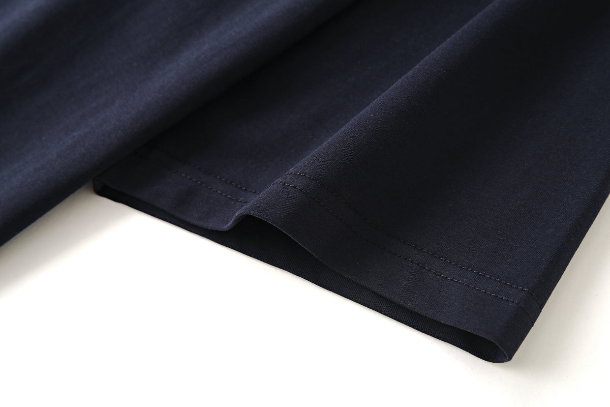 Camiseta 834026 Azul Oscuro Oversize Para Hombre