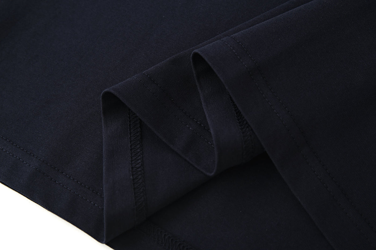 Camiseta 834026 Azul Oscuro Oversize Para Hombre