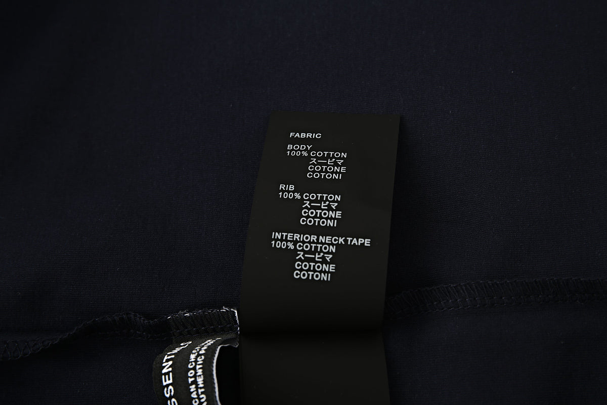 Camiseta 834026 Azul Oscuro Oversize Para Hombre