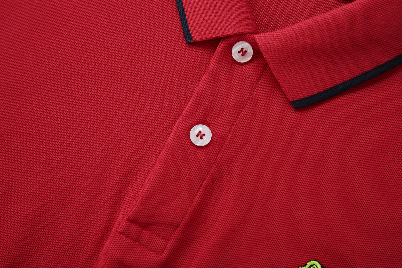 Camiseta 22369# Tipo Polo Roja Para Hombre