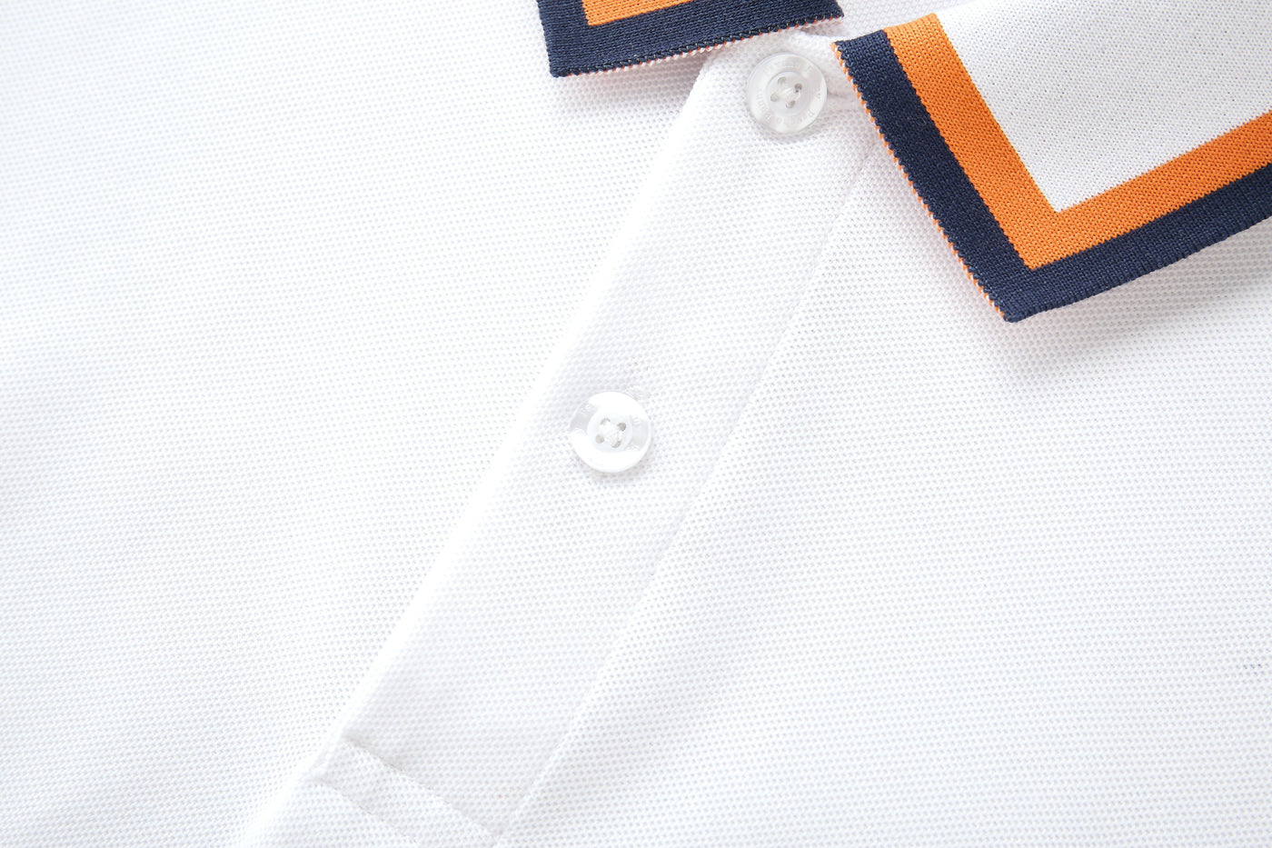 Camiseta 34591# Tipo Polo Blanca Para Hombre