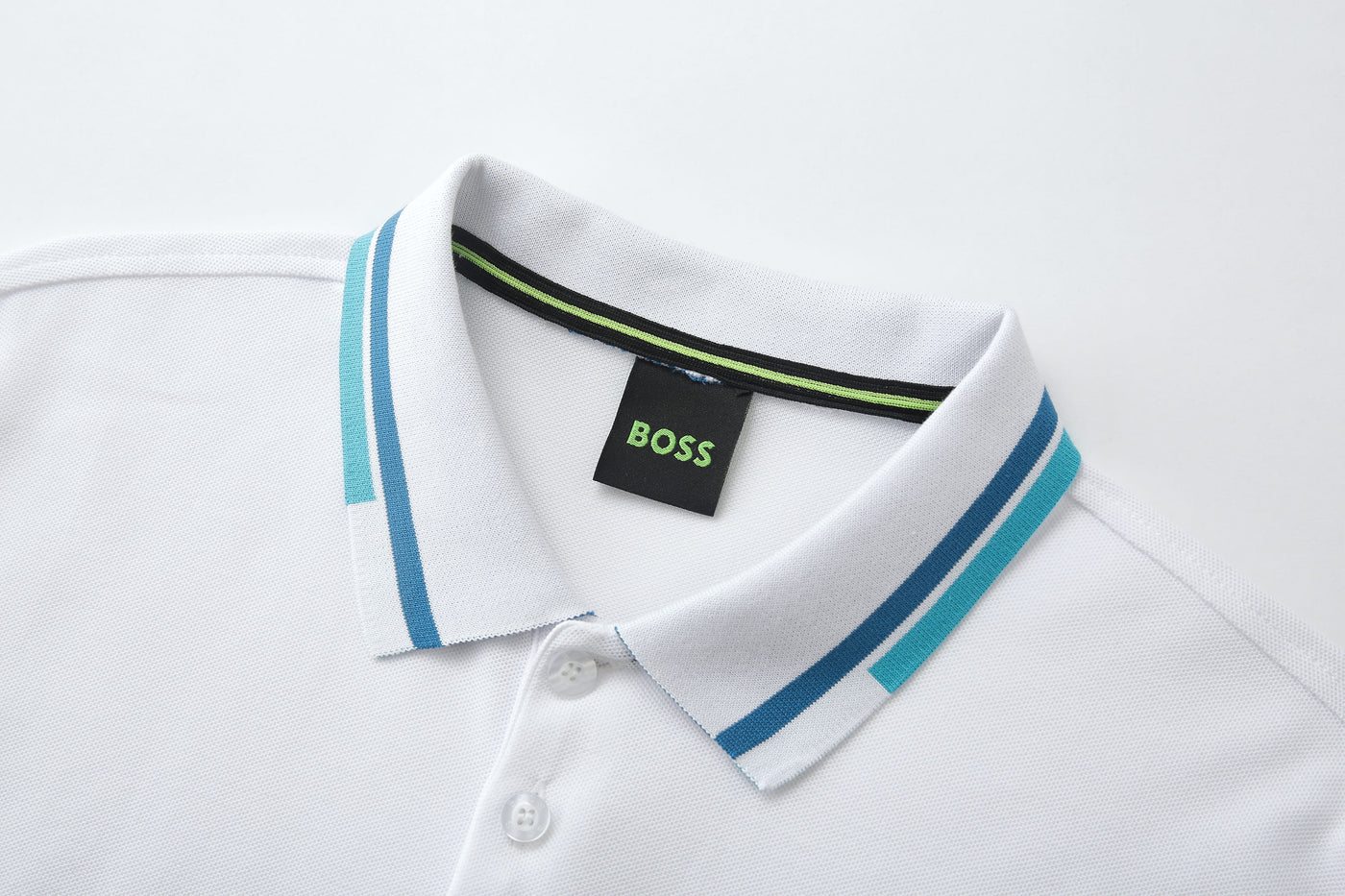 Camiseta 22381# Tipo Polo Blanca Para Hombre