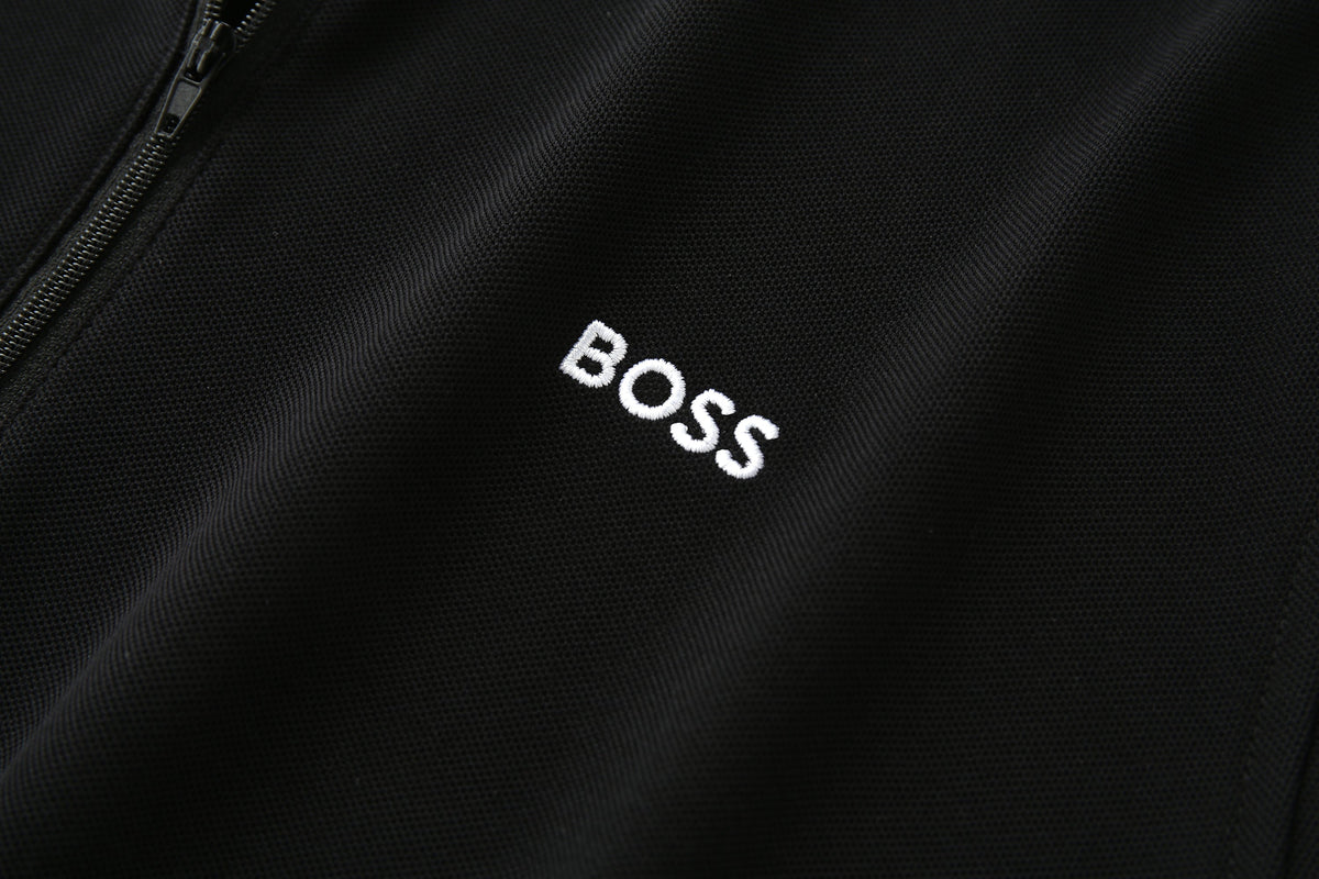 Camiseta 22362-1 Tipo Polo Negra Para Hombre