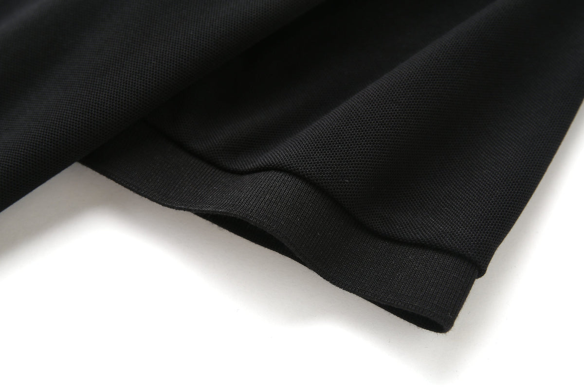 Camiseta 22362-1 Tipo Polo Negra Para Hombre