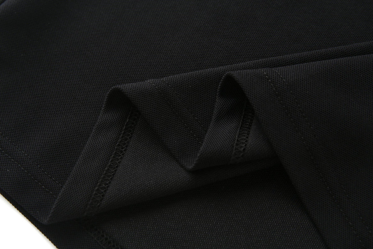 Camiseta 22362-1 Tipo Polo Negra Para Hombre