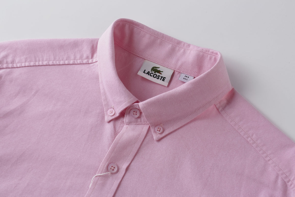 Camisa 50001 Rosa Manga Larga Para Hombre