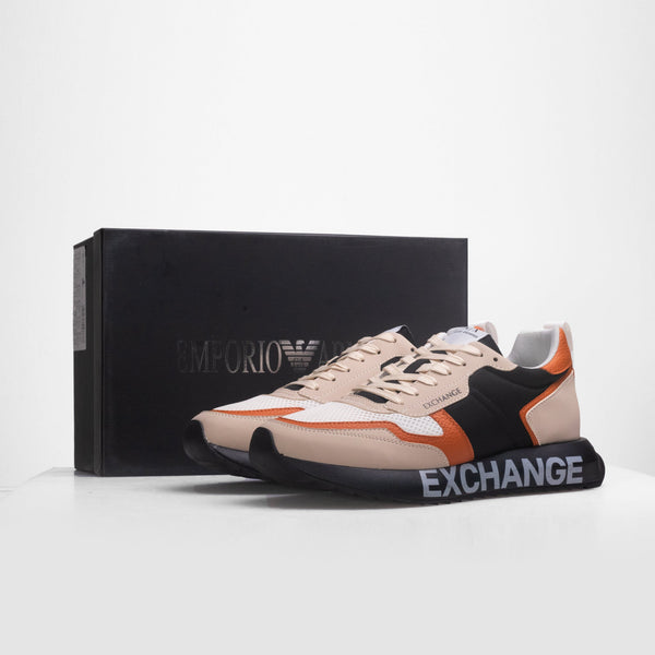 ZAPATILLA ARM LEATHER Orange Armani