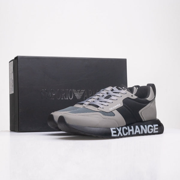 ZAPATILLA ARM LEATHER Grey Armani