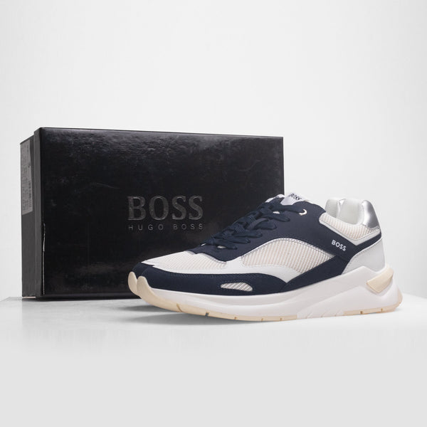 ZAPATILLA Mixed material White/Blue Hugo Boss