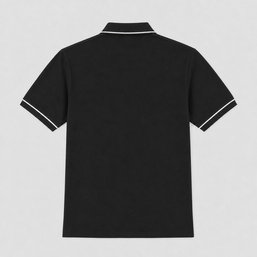 Camiseta 918017 Tipo Polo Negro para hombre