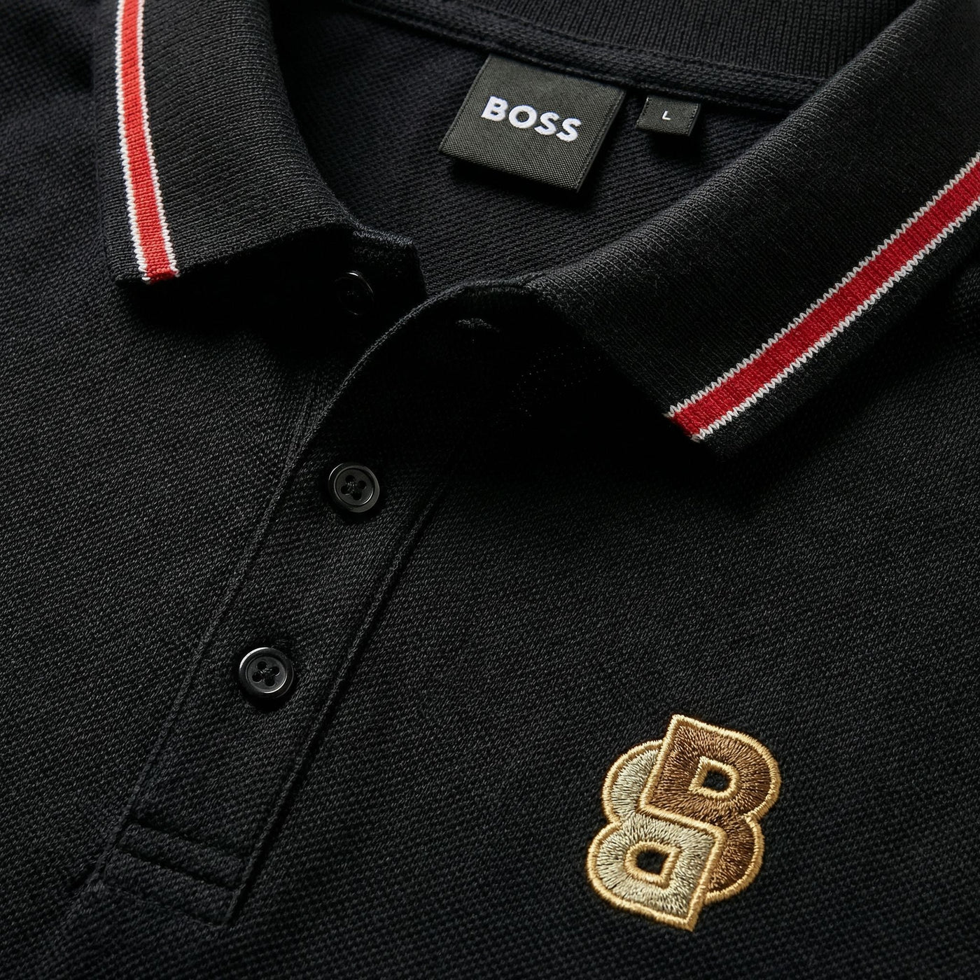 Polo negro para hombre - imagen 4 - JDC Luxury Store