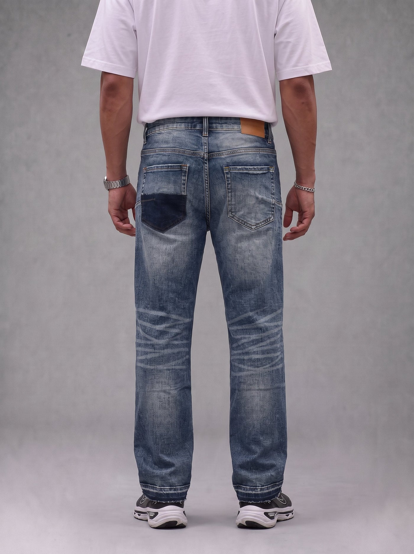 Jean PP PU069L Azul Para Hombre