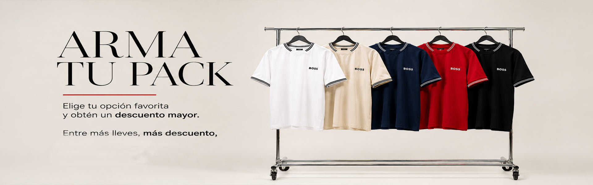 ARMA TU PACK CAMISETAS HG
