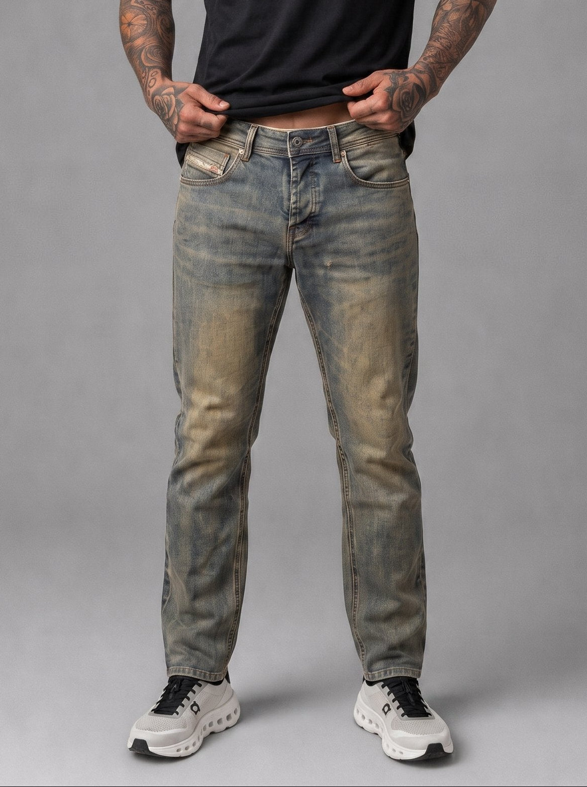 Jean DSL GCK005 Azul/Cafe Para Hombre