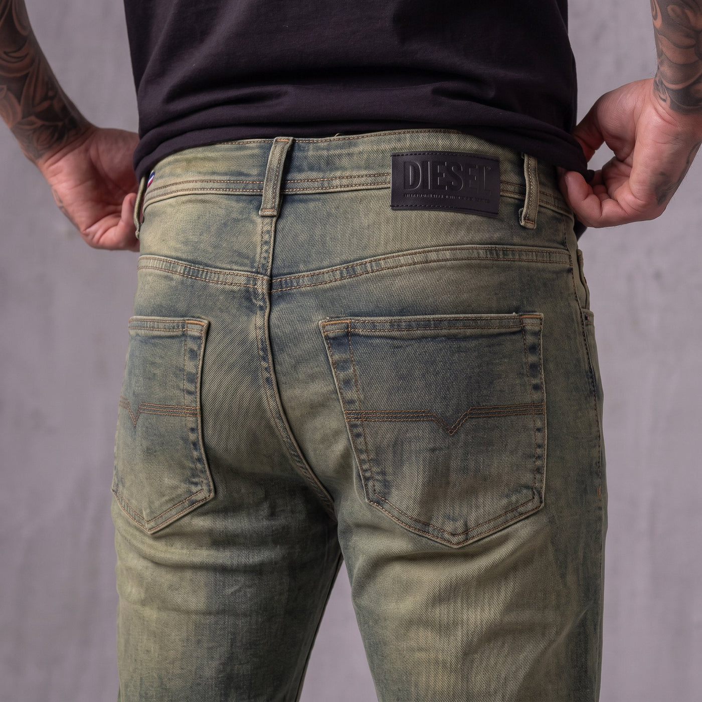 Jean DSL GCK005 Azul/Cafe Para Hombre
