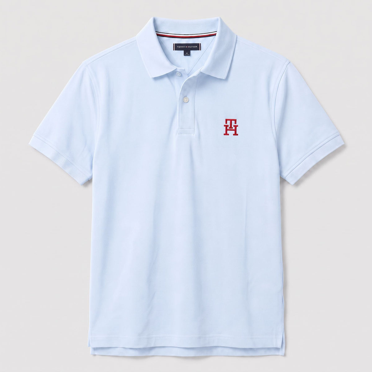Camiseta 185046 Tipo Polo Azul Claro para hombre