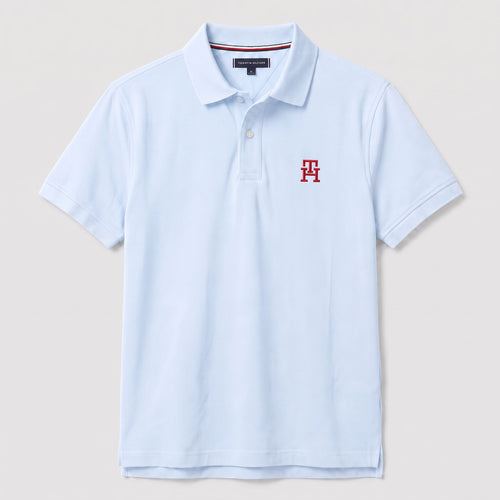 Camiseta 185046 Tipo Polo Azul Claro Para Hombre