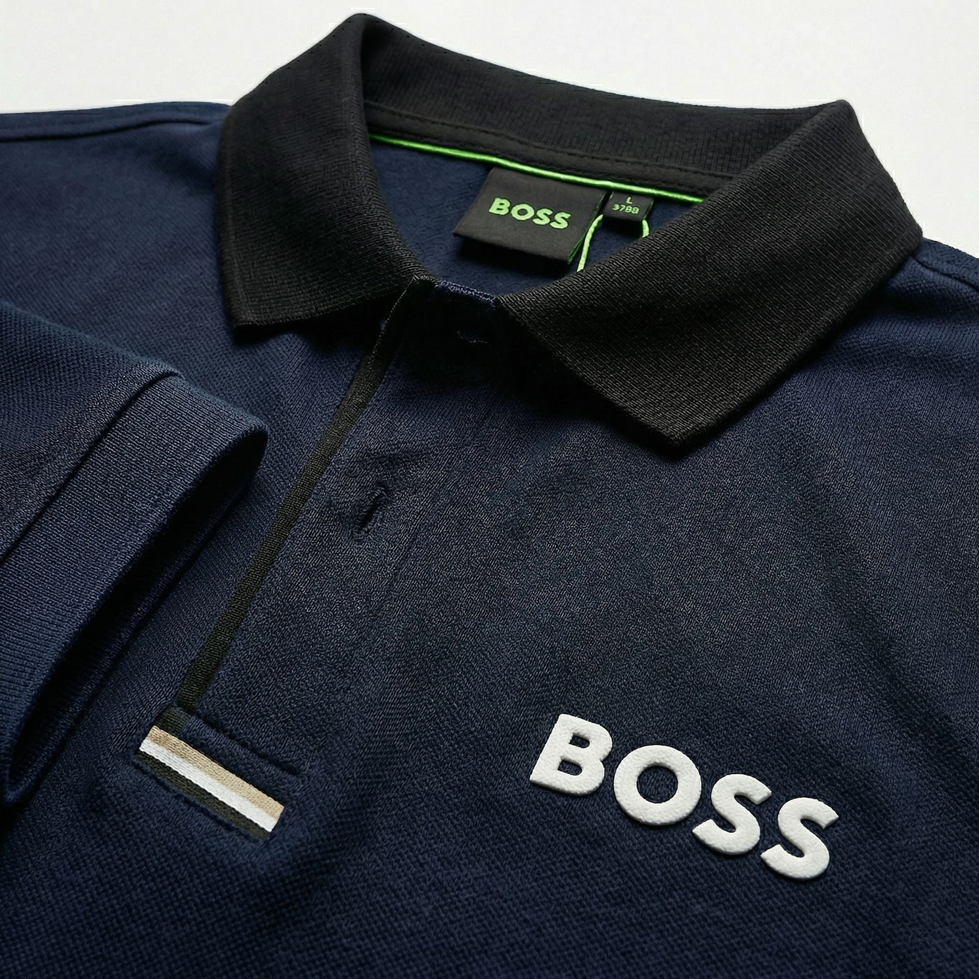 Polo azul oscuro para hombre - imagen 3 - JDC Luxury Store