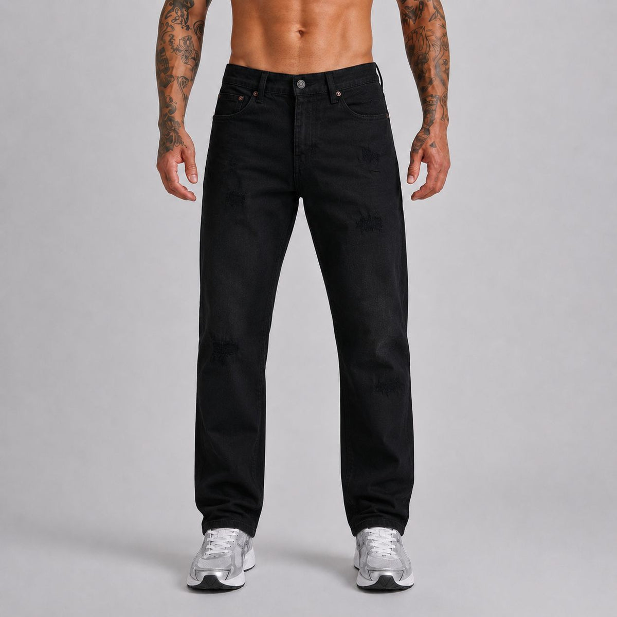 Jean LE CK068 Negro Para Hombre