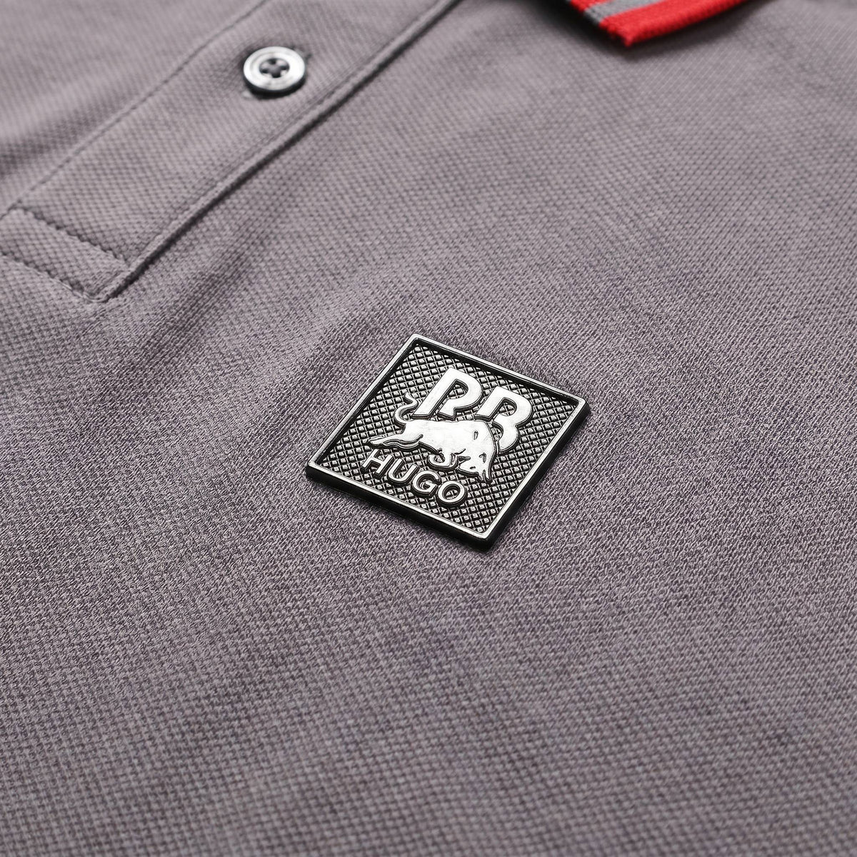 Camiseta 918022 Tipo Polo Gris Oscuro para hombre